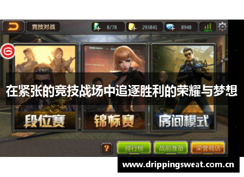 在紧张的竞技战场中追逐胜利的荣耀与梦想